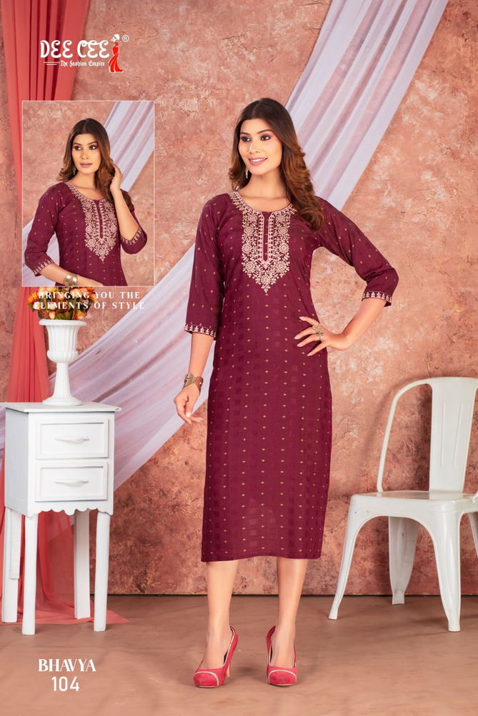 Bhavya By Deecee Bombay Dobby Designer Kurti Wholesale Shop In Surat
